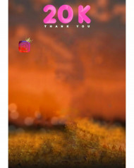 20K followers cb editing background