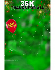 35k Followers Complete Celebration Editing background New Download