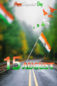 3D 15 August editing background image