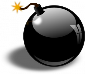 3d bomb Png Transparent Background image (2)