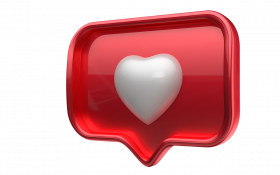 3D comment icon transparent background,3d instagram png images