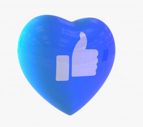 3d Facebook like button png transparent background
