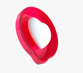 3d heart sape insta like png images