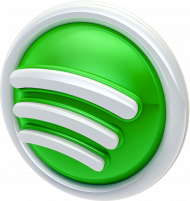 3D SPOTIFY LOGO  TRANAPRENT PNG
