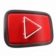 3d yt logo png images