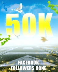 50k Followers photoshop photo editing background