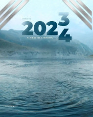 A New Beginning 2024 Happy new Year background