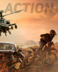 action editing background