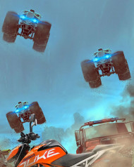 Action poster editing background