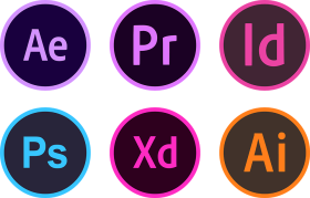 Adobe icon Free Download PNG