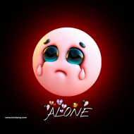 Alone 3d Hd Imoji ownload Dp Whatsapp