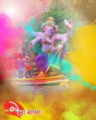 Angry God Ganesha Cb Editing background