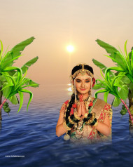 Anushak sen hd chhath puja editing background