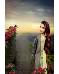 Anushka sen cb editing background