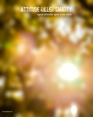 Attitude editing background