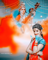 Autodesk saraswati puja editing background