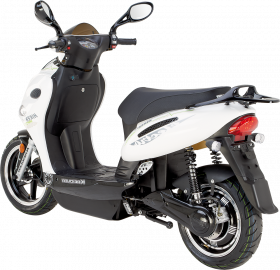 Backside Scooty With Transparent Background