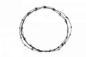 barbed wire round transparent png,Barbed wire png images