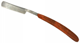 Barber Razor blade transparent background