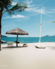 Beach chair editing background