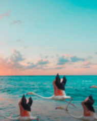 Beach photo editing background