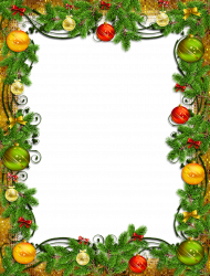 Beautiful PNG Christmas Photo Frame