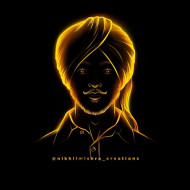 Bhagat sing glowing wallpaper download (2)