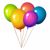 Bithday balloon png download (2)