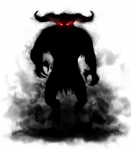 Black demon transparent png, demon png