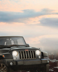Black jeep editing background