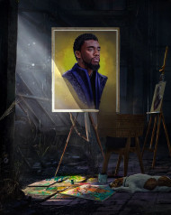 Black panther sonyjackson editing background