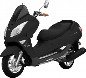 Black Scooty With Transparent Background