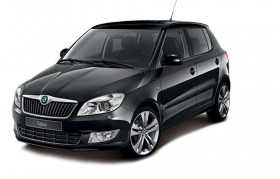 Black skoda car png