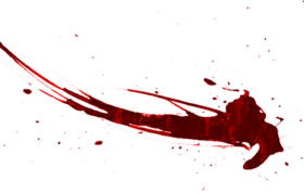Blood on floor transparent PNG