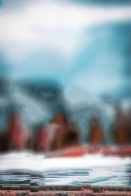 Blue blur background cb background