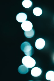 BLUE BOKEH EFFECT PNG