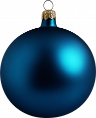 Blue christmas transparent png