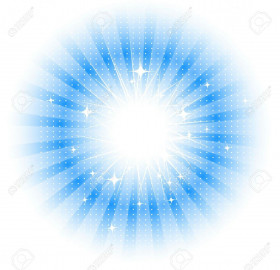 Blue light lens flyer png