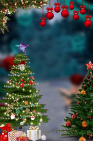 Blur christmas editing background hd