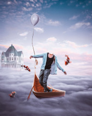 Boat editing background