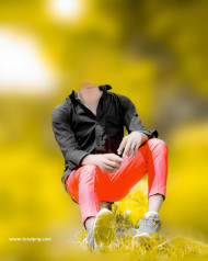 Body with Face handsome Boy Cb Background