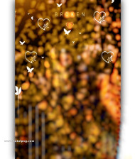 Broken cb background