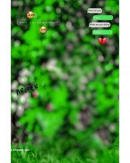 Broken chat hd cb editing background