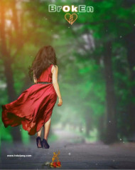 Broken girl photoshop cb editing background