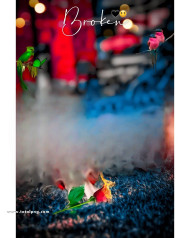 Broken hd cb background