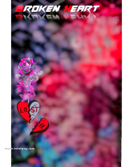 Broken heart Cb background free