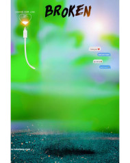 Broken heart cb background hd