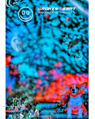 Broken heart cb background photoshop