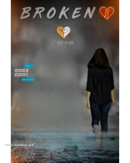Broken heart cb editing background