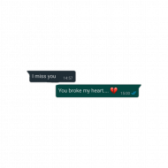 Broken heart chat png download (1)